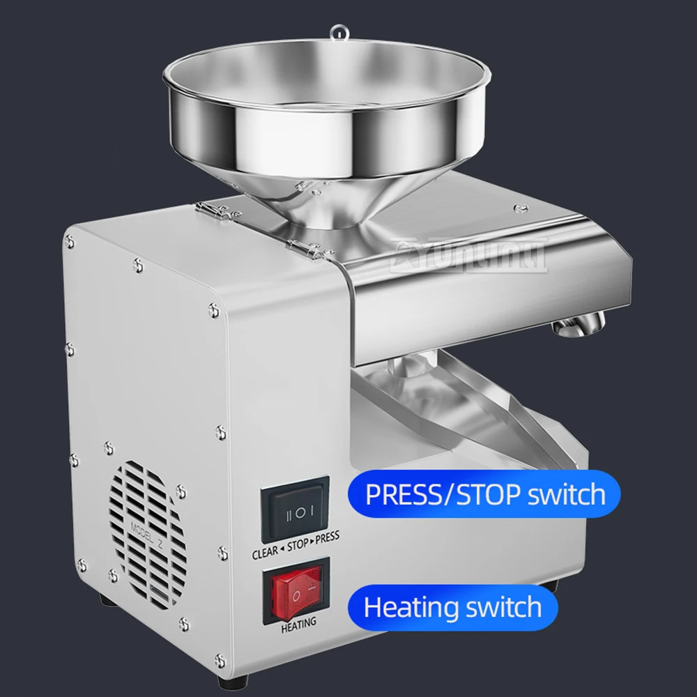 الفولاذ المقاوم للصدأ النفط الضغط الفول السوداني آلة زيت فول الصويا للشركات الصغيرة النازع De Aceite De Semillas