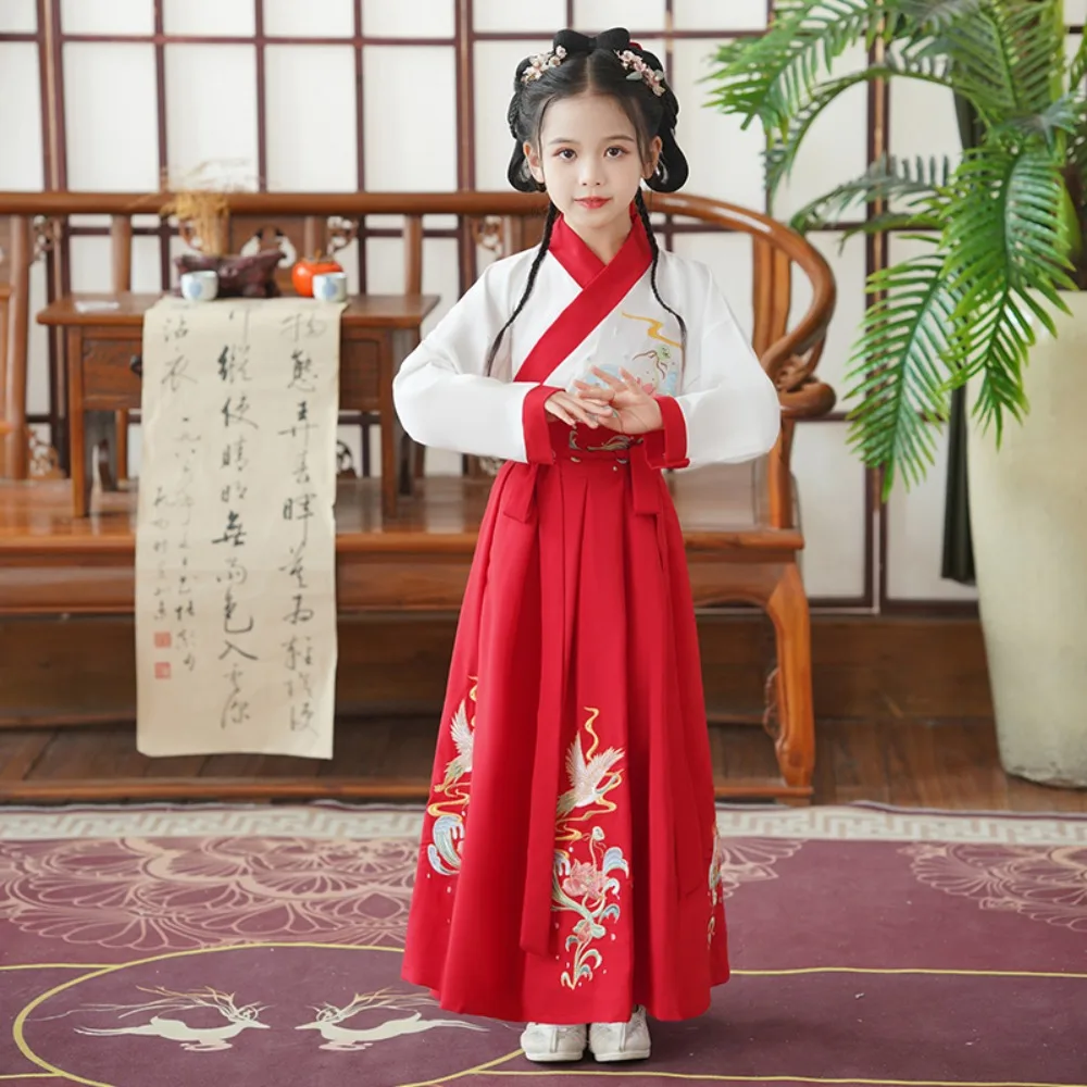 

Hanfu Dress Chinese Traditional Cosplay Costumes Kung Fu Stage Performance Kids Clothes Children Clothing Ethnic Style Boy Girl