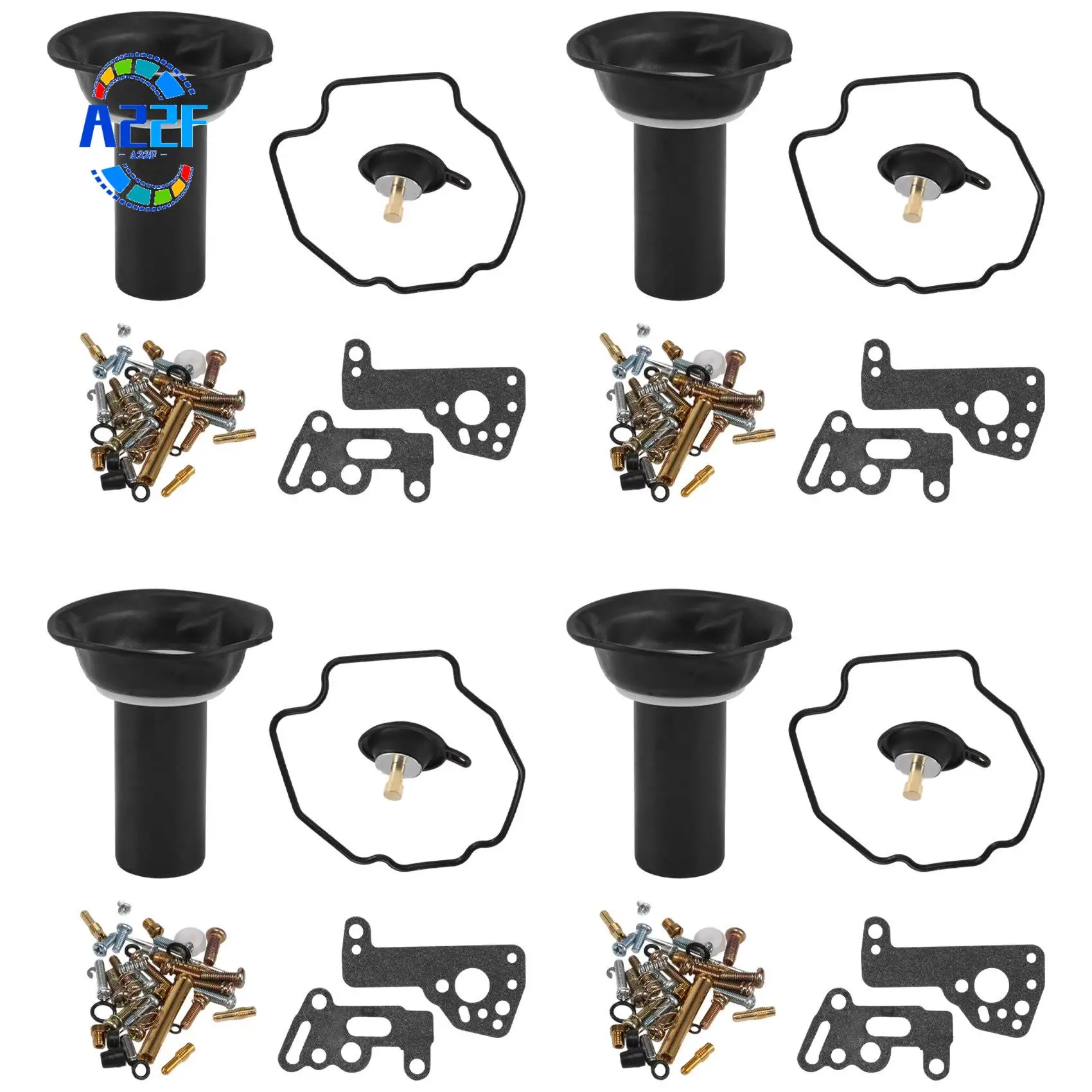 

A22F-4Set для V-MAX 1200 Vmax 1985-2000 V-MAX 1200 Ремкомплект карбюратора мотоцикла Плунжер