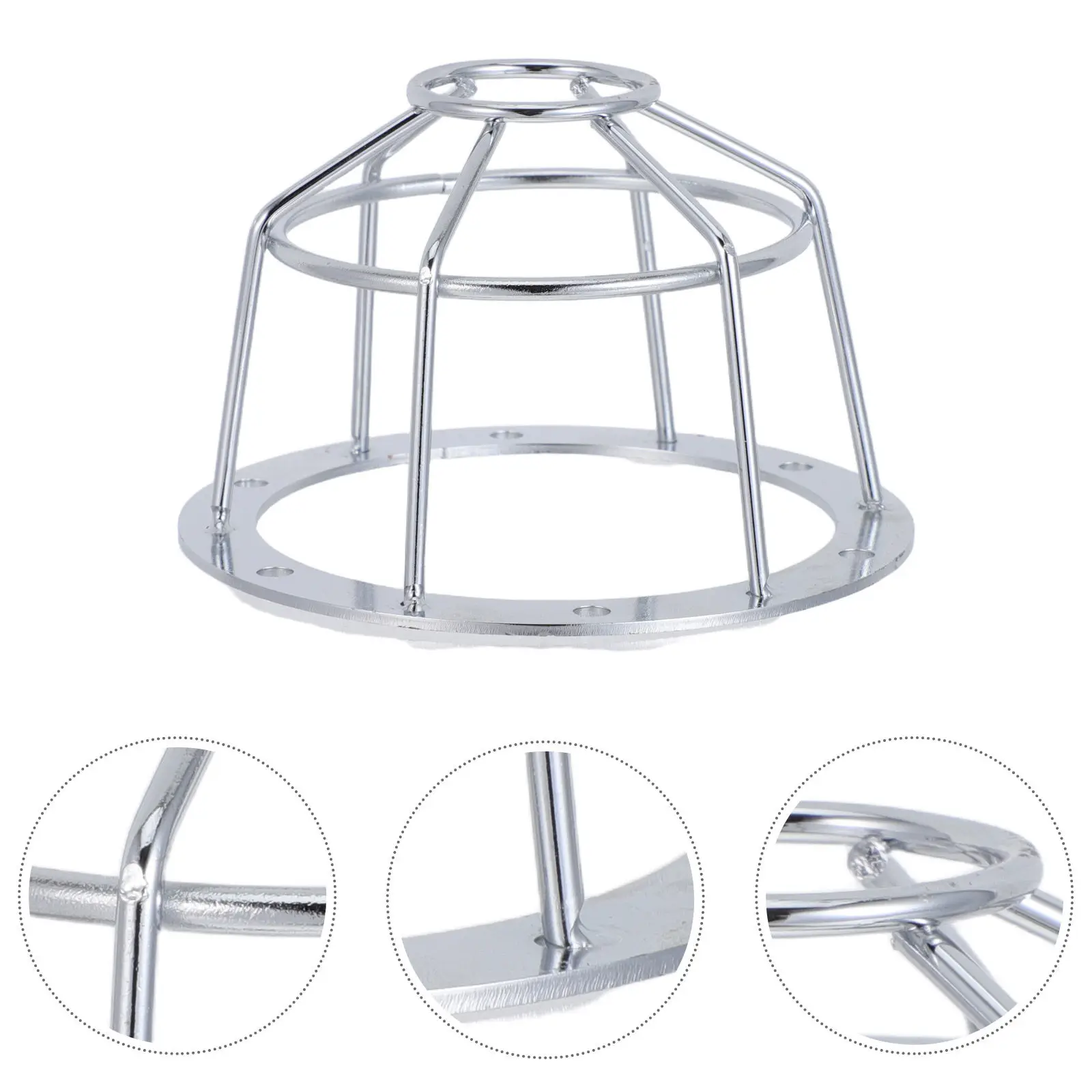 Smoke Cover Metal Mesh Protective Cage 75Mm Inner Diameter Explosion Proof Fire Alarm Sensor Shield Collision Resistant