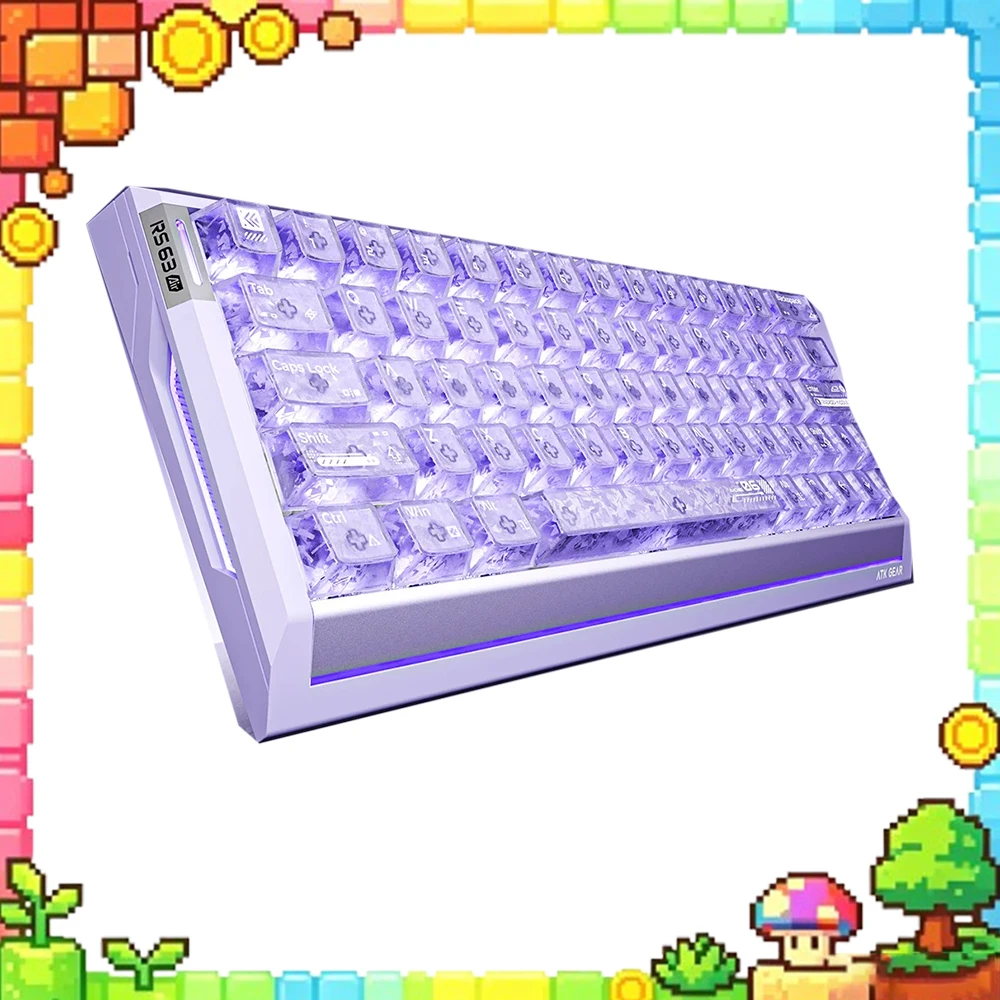 ATK RS63 Air /RS6 Air Magnetic Switch Mechanical Keyboard RGB Hall Effect Keys PC Laptop Low Latency Esports Gaming Keyboard