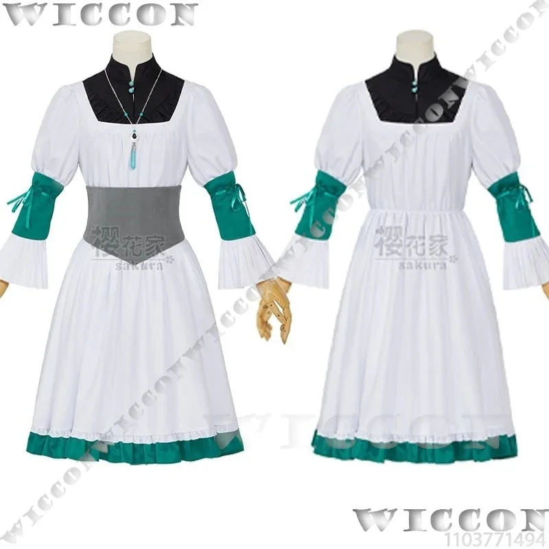 Young Jill Warrick Clive Game Fiinal Fantassy XVI FF16 Cosplay Costume Necklace Wig Prop Dress Shoes Cute Girl Suit Customizeds;