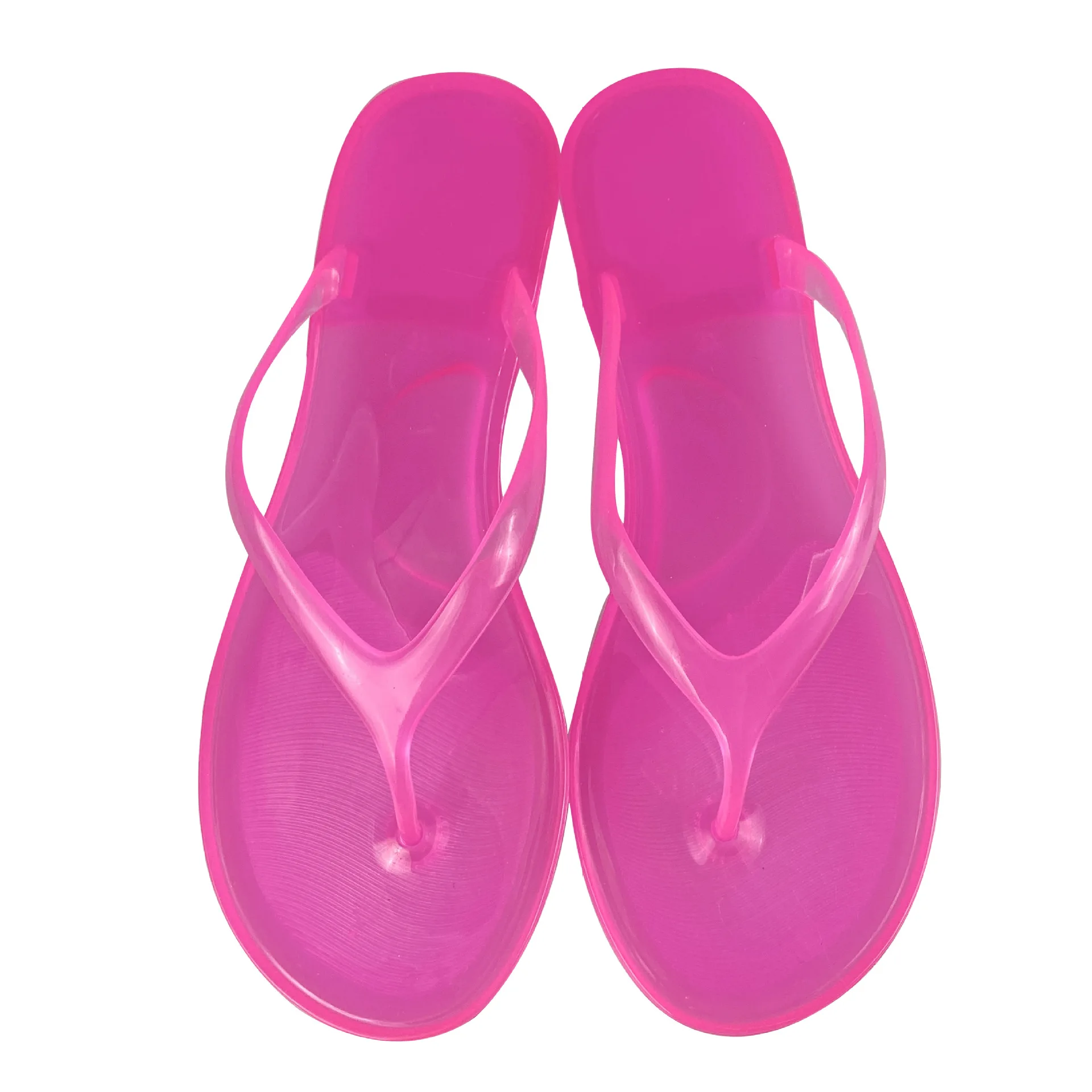 

Women's Flip Flops Slippers Outdoor Beach Anti-slip Slipper Summer Girls Fashion New Transparent Flat Sandals