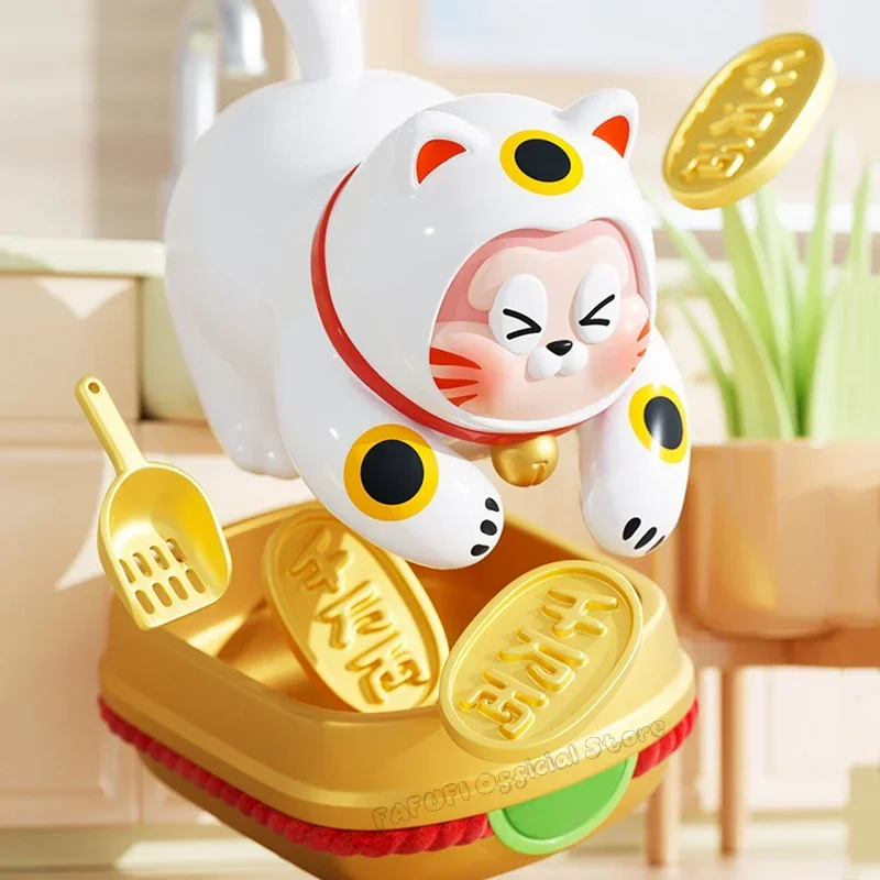 

THE SLLO Lucky Cat Series Blind Box Toys Guess Bag Mystery Box Mistery Caixa Action Figure Surpresa Cute Model Birthday