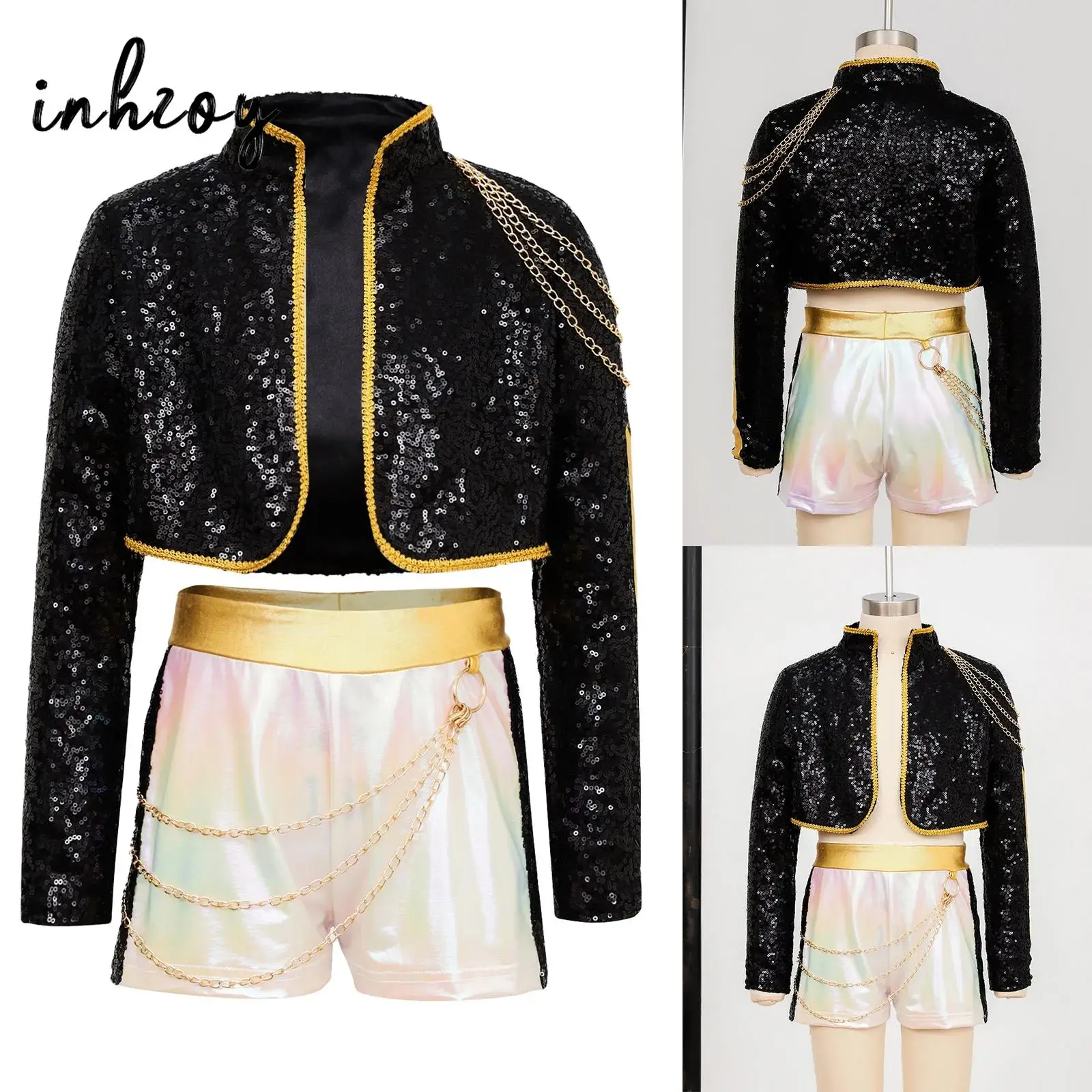 Girls 3Pcs Demon Po… - image