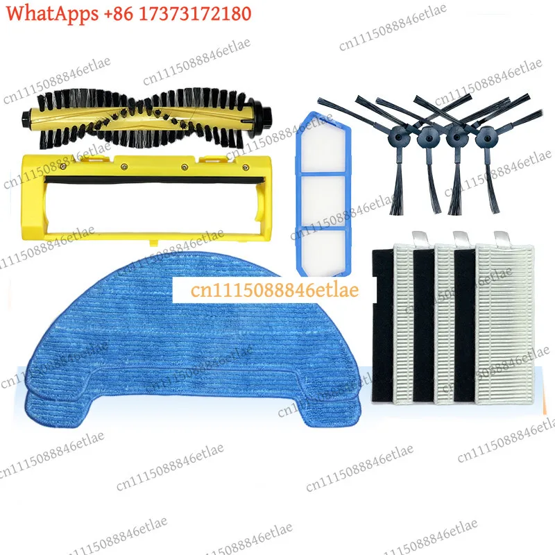 Main Brush Cover HEPA Filter Side Brush Primary Filter Mop Cloths For X420 Robot Vacuum Cleaner Parts Accessories