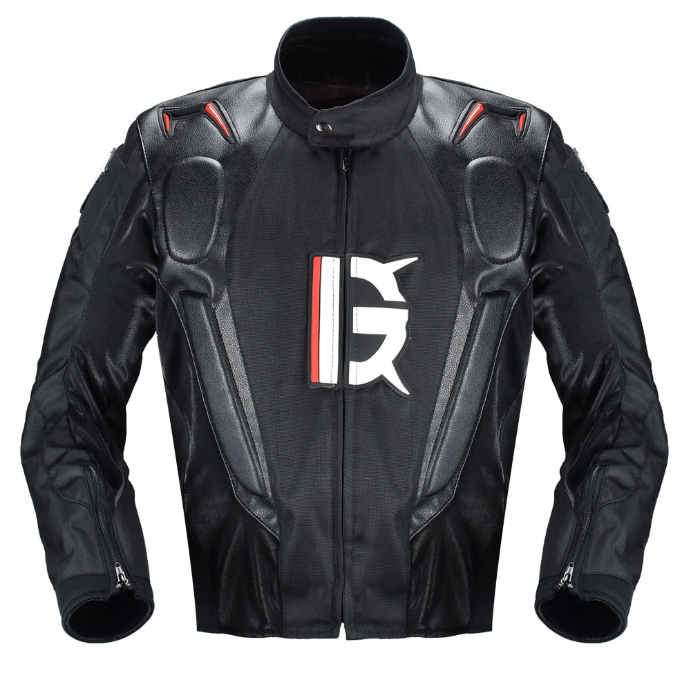 Giacca da moto Abbigliamento da corsa per moto a prova di freddo Giacca da motocross Accessori moto Uomo Chaqueta Moto Nero