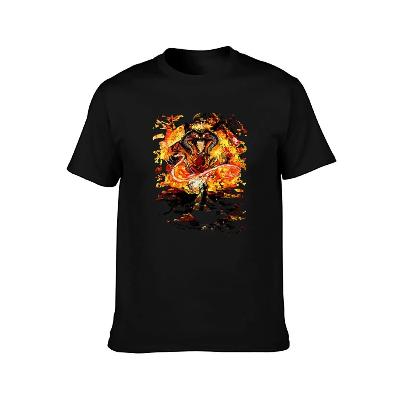van Gogh Never Passed (version 2) T-Shirt Big and Tall Casual T-Shirt