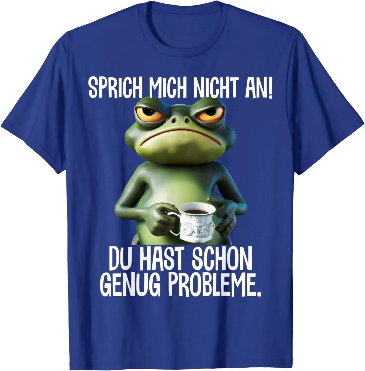 Good Morning! Very Thin Ice Cream! Interesting Coffee Famous Saying T-Shirt 100% Cotton O-Neck Short Sleeve Casual Mens T-shirt