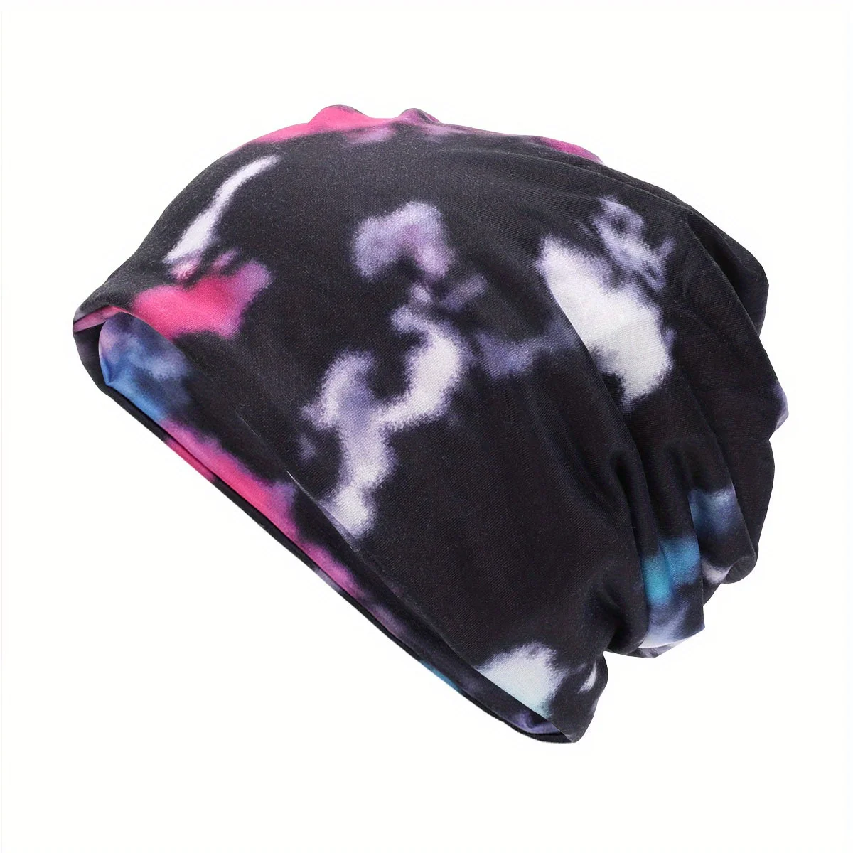 

Breathable Sleep Hat Digital Printing Pattern Lightweight Comfort for Men Women Home Night Wear Unisex Casual Headwear