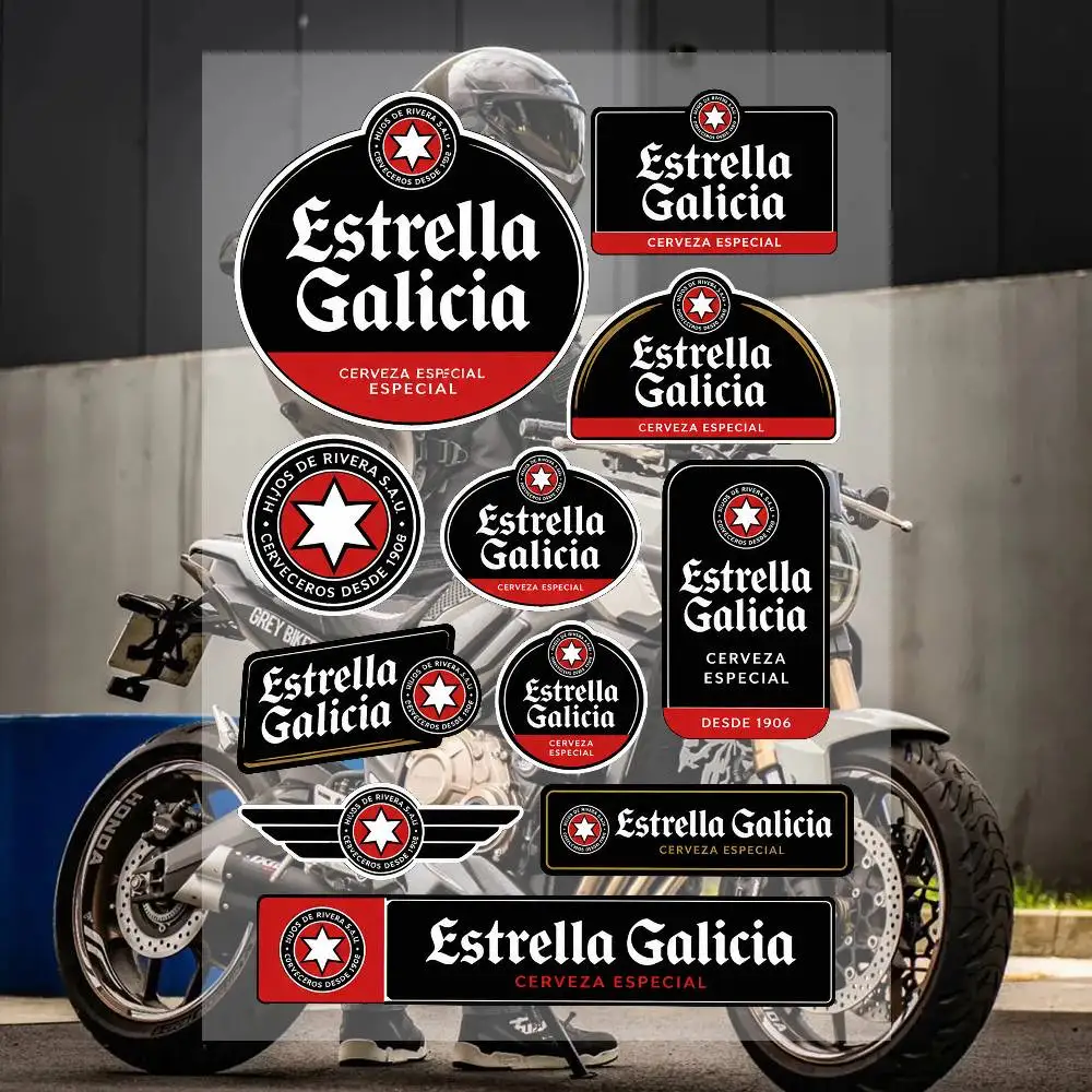 A-ess-trea-lla S-galicia  Character Stickers Set Waterproof Vinyl Decals For Laptop  Water Bottle Helmet Skateboard Notebook