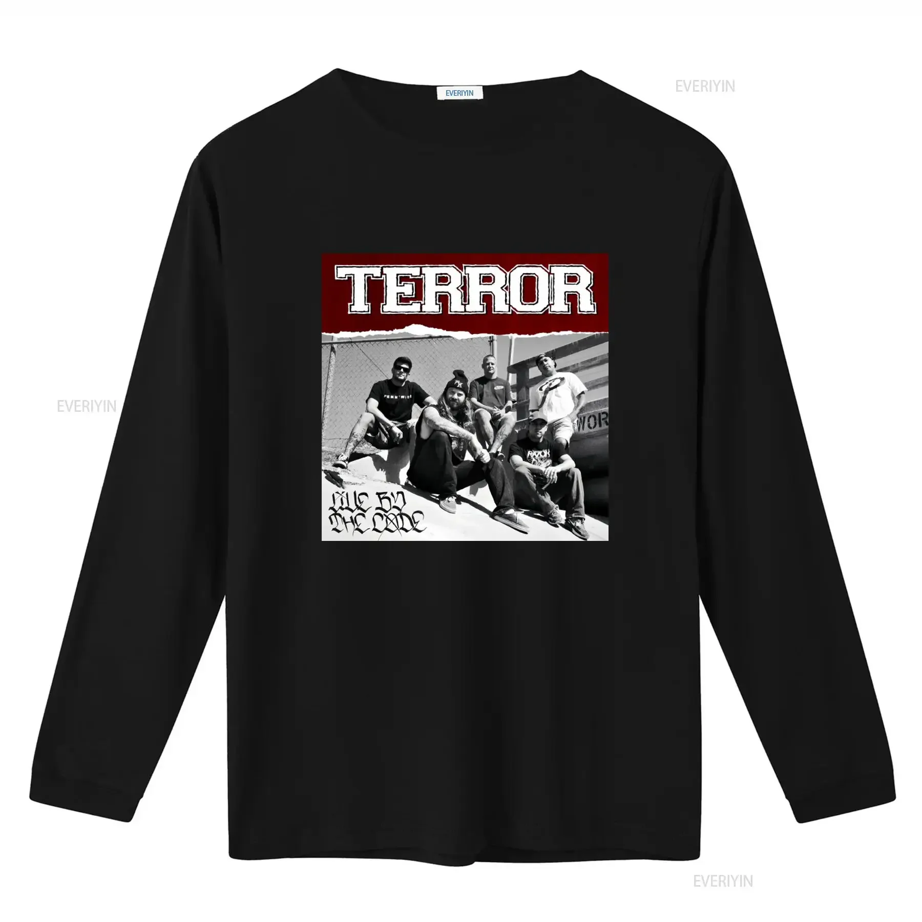 NWT Terror American Hardcore Band T Shirt Black Size S 5XL vintage Washed Versatile Soft designer clothes Top For Everyday Wear