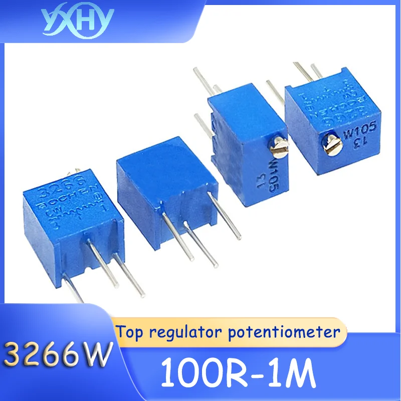 

10pcs 3266W Precision Adjustable Potentiometer 1K2K5K10K50K100K 200K 500K 1M 102 502 103