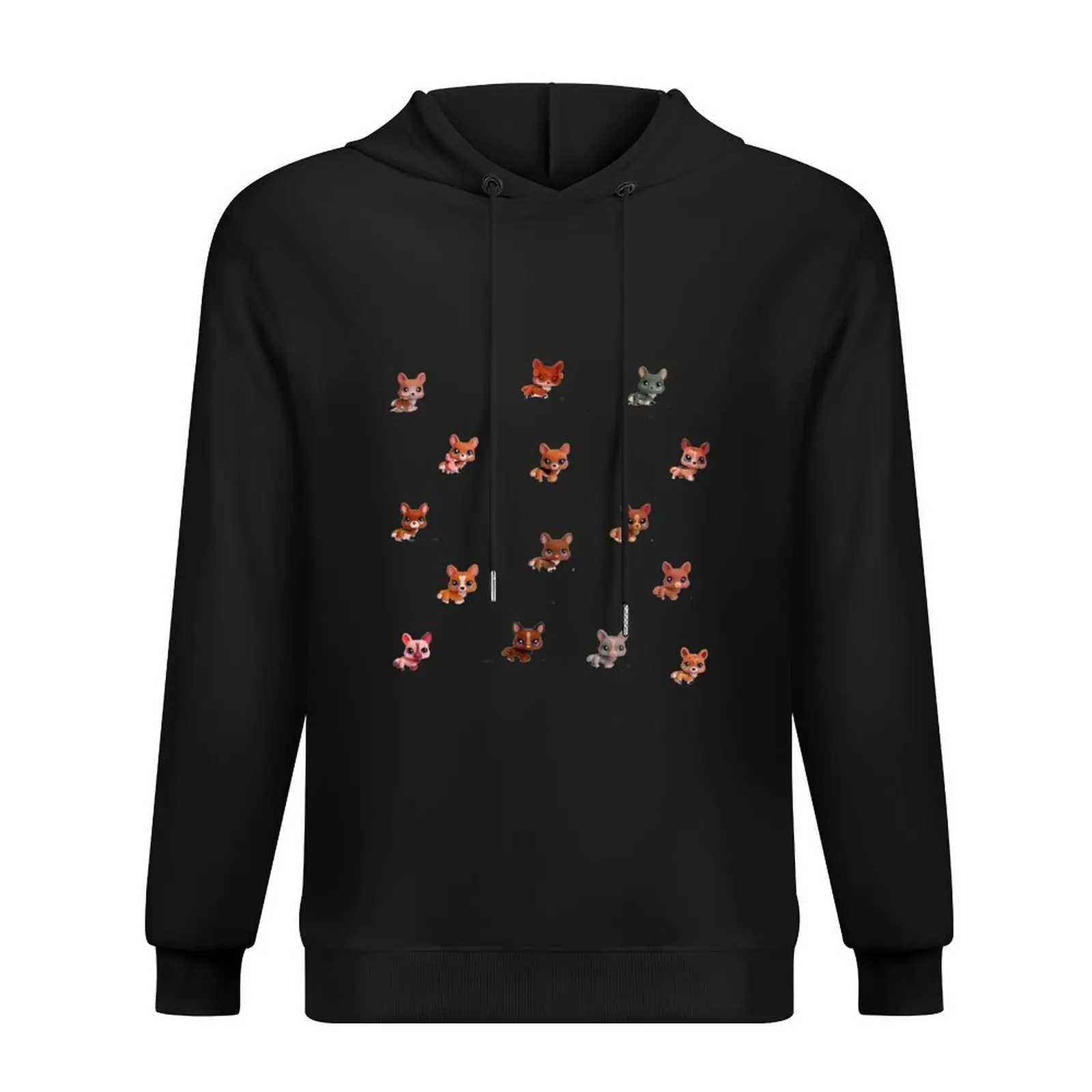 

LPS dogs and foxes Littlest Pet Shop Hoodie male clothes hooded shirt men's sweat-shirt men wear men's hoodie sweatshirt