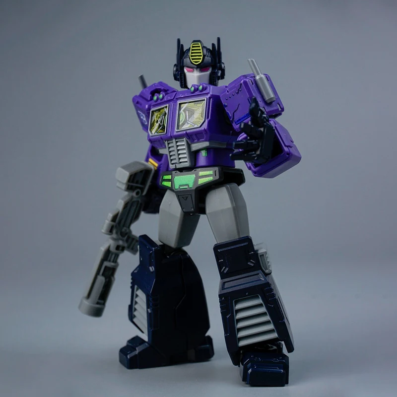 [Op voorraad] Blokees Transformers Galaxy-versie Phase 2 Grimlock, Starscream, Infern, Mixmaster en Longhaul 10 cm montagespeelgoed