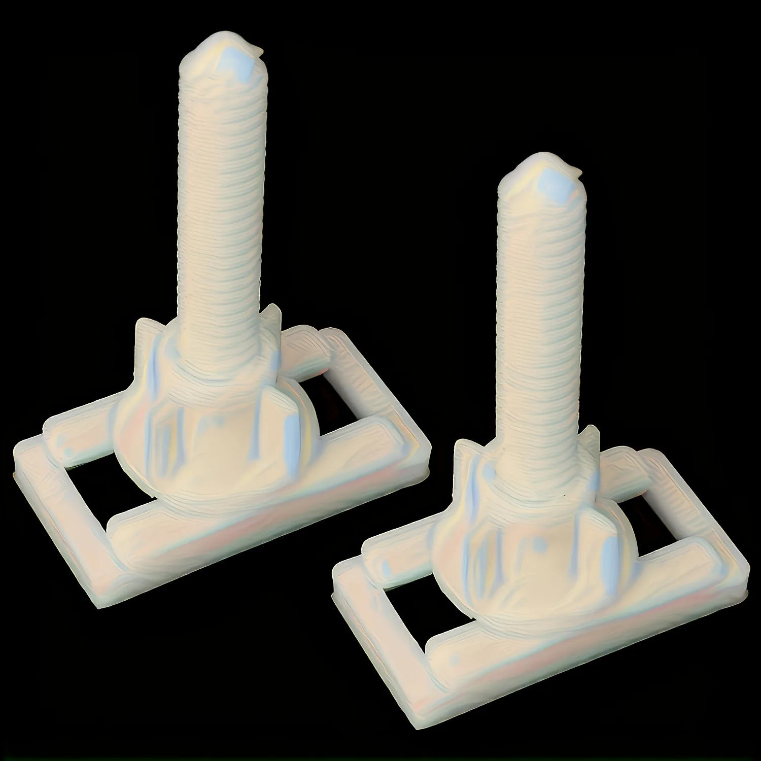 2Pcs Toilet Seat Lid Repair Hardware Set Hinge Bolts Fasteners Gasket Practical Bathroom Toilet Maintenance Tools