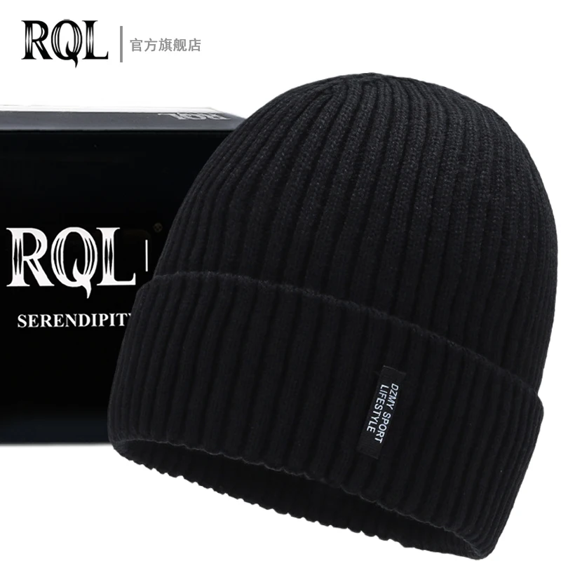 

Men's Winter Hat For Women Fashion Knitted Beanie Skullies Plus Velvet Thicken Wool Hat Keep Warm Cap Male Unisex Hip Hop