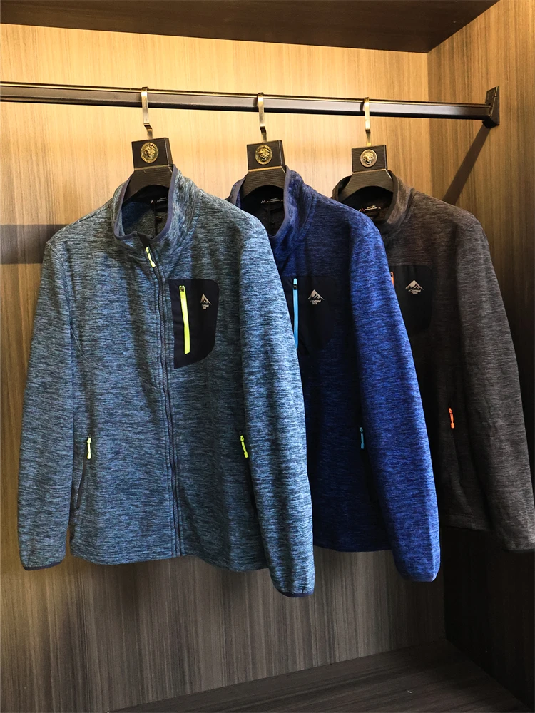 

High-End Outdoor Fce Jaet for Men Autumn Winter Loose Fit Stand Collar Jaet Inner Fce Faionable Urban Sle