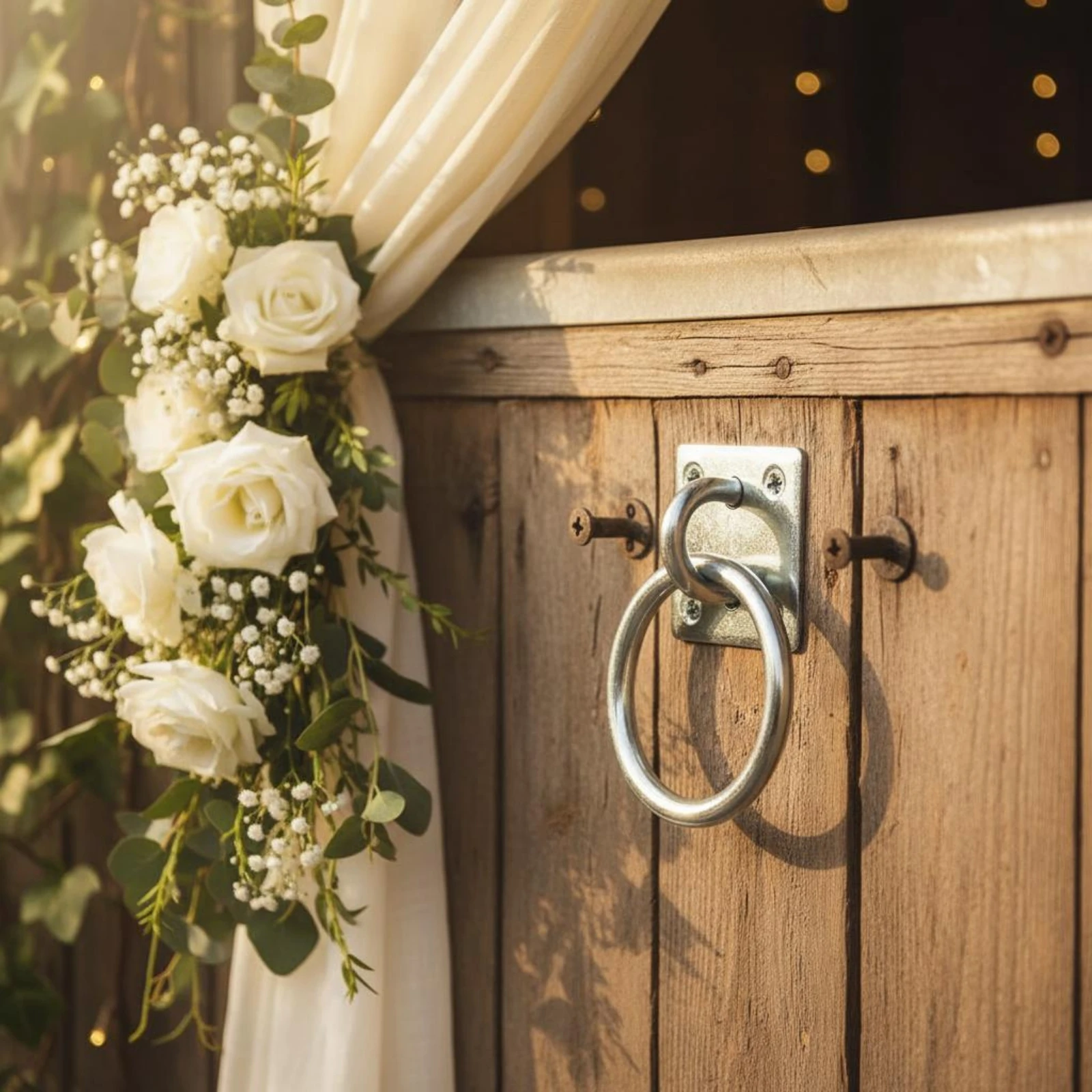Stall Door Loop Curved Loop Horse Stall Loop Barn Door Handle Metal Building Accessory Easy to Install for Gate