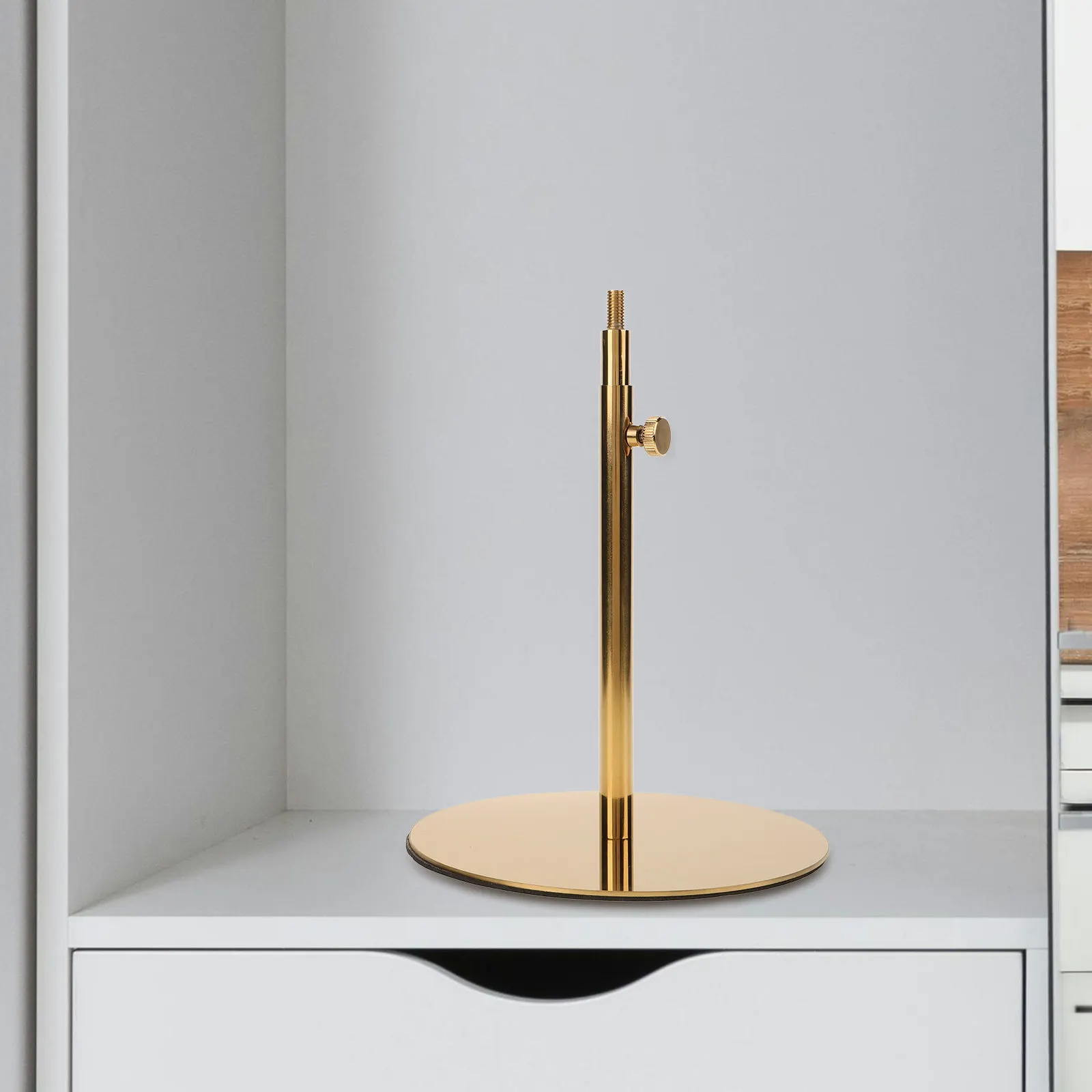 Stylish Adjustable Stainless Steel Mannequin Head Base Display Stand for Retail Shop Boutique Fashion Display Stable Desktop