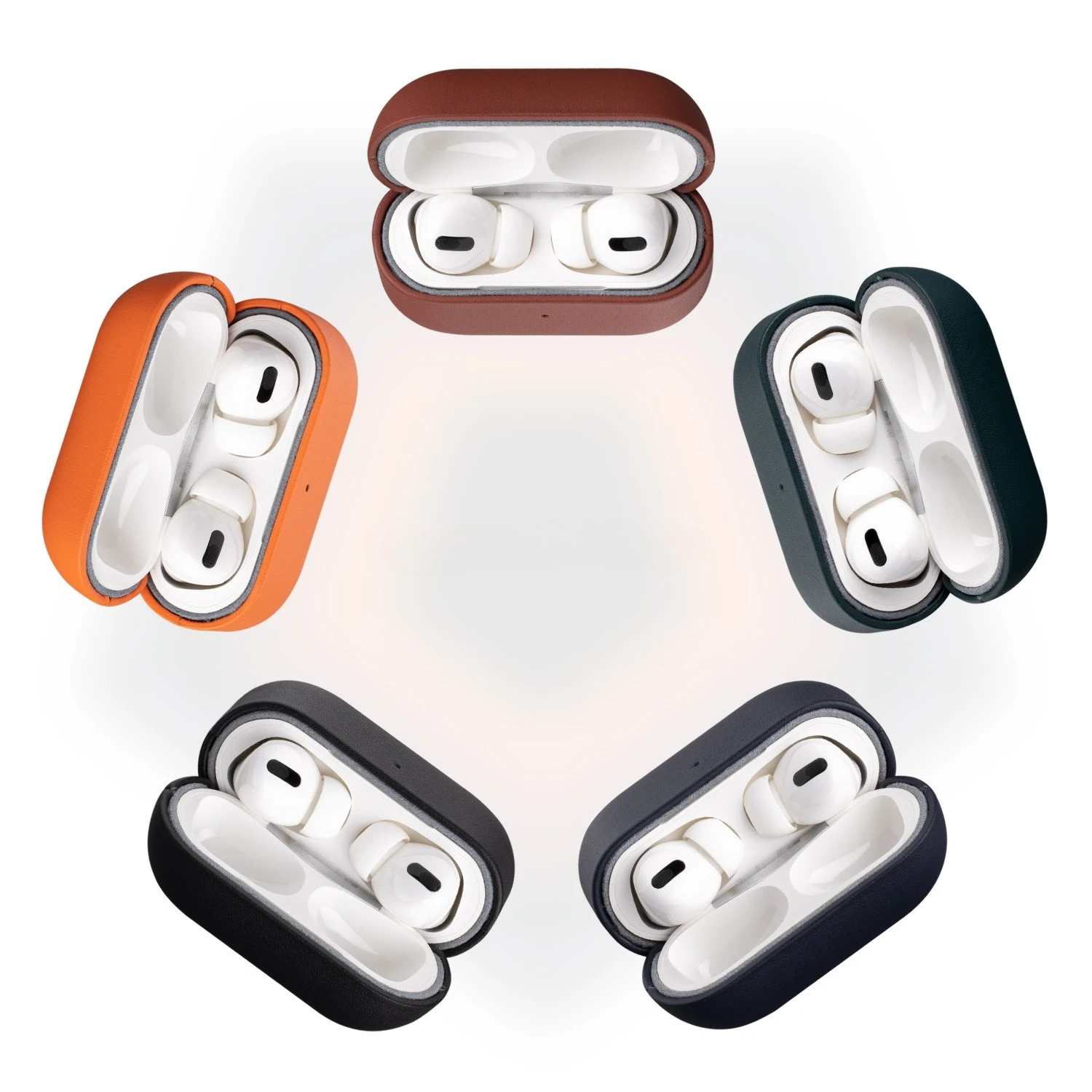 ل Airpods Pro 3 (2025) حافظة واقية لسماعات الأذن من الجلد الطبيعي سماعة لاسلكية تعمل بالبلوتوث سماعات فاخرة غطاء مقاوم للخدش #3