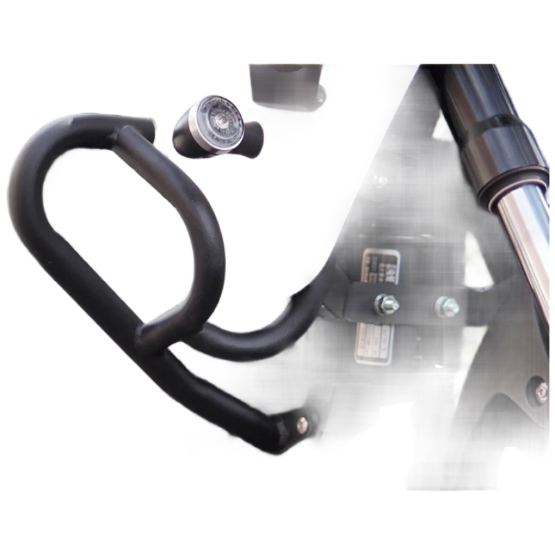 For compatible with QJ Qianjiang Little Flying Hero 150 modified anti-drop and anti-collision racing pole front bumper