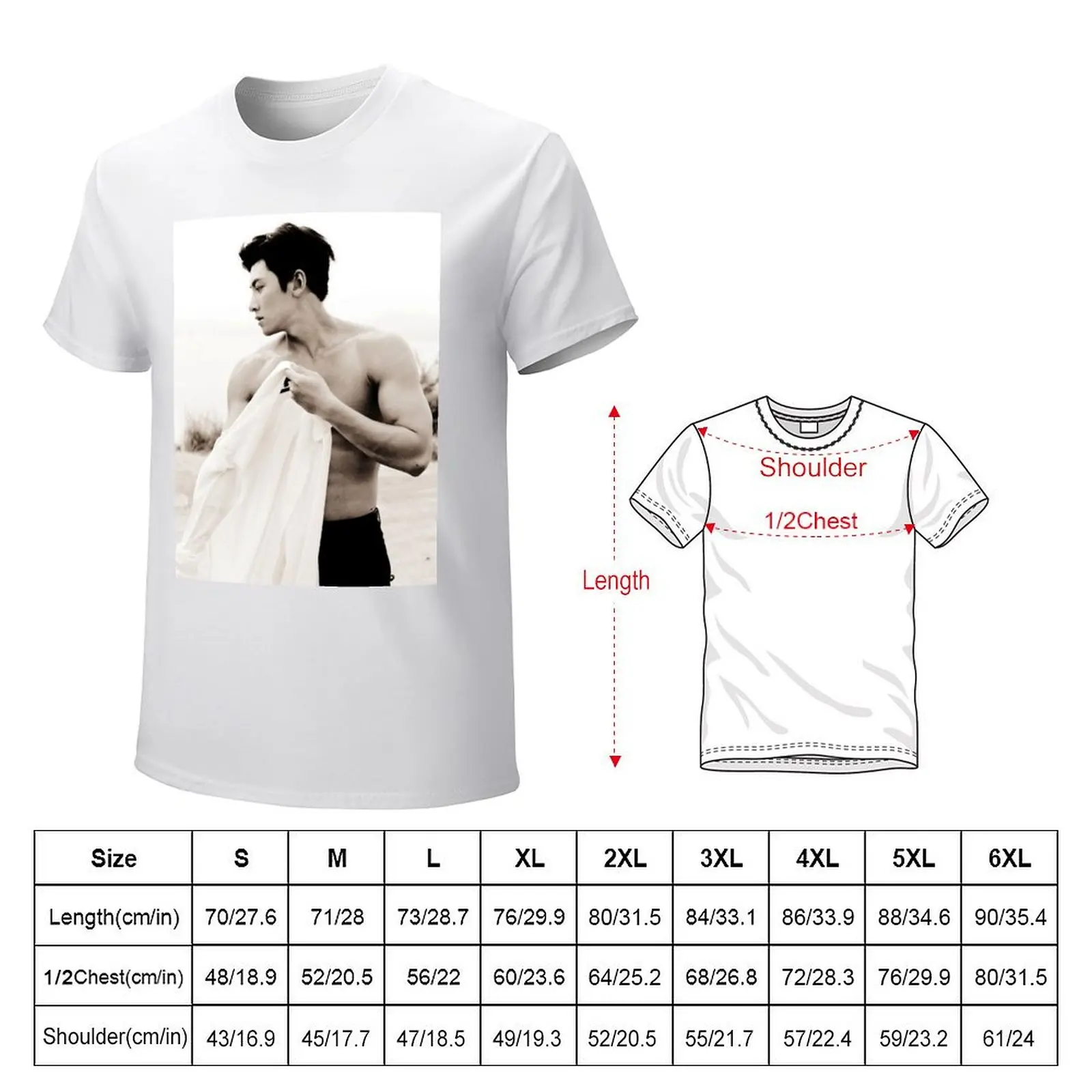 Ji chang wook hot T-Shirt funnys sublime t shirt for men