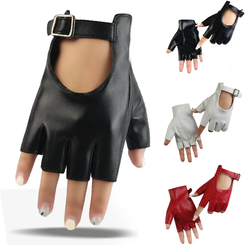 

Performance Gloves Half Finger Fashion Individuality Trend Cool Spicy Girl Street Dance Show Show Decoration Girl