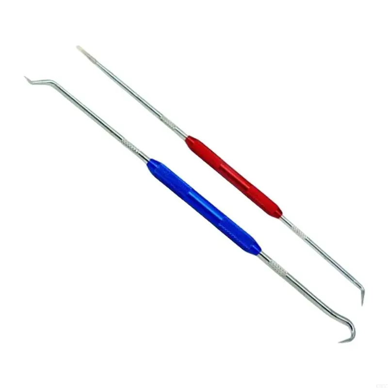 

2pcs Oils Seal Puller Hook Set Pry Bar Removers High Strength Alloy Steel for Automotive and Mechanical Maintenance