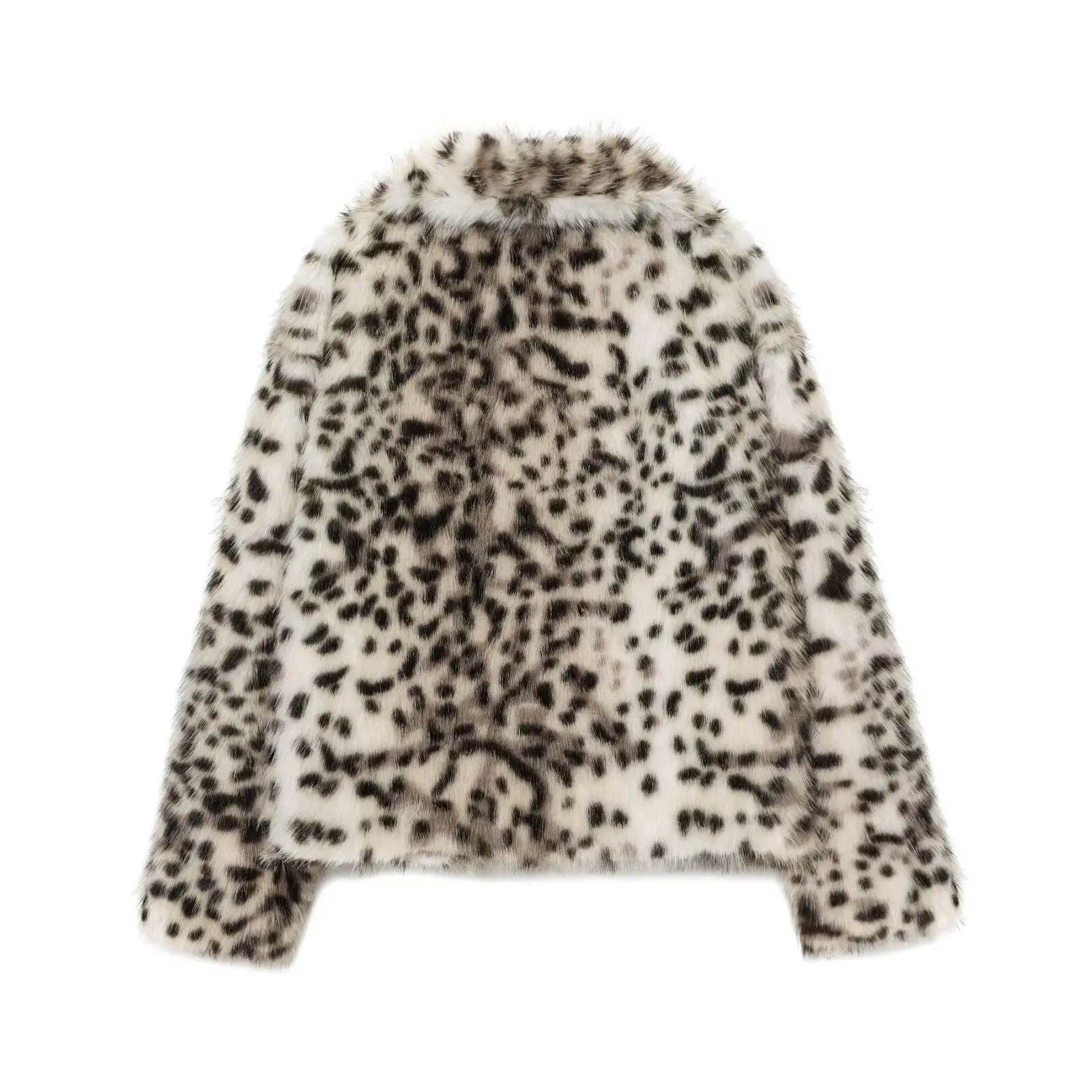 Women's Jacket 2026 Fall/Winter New European-Style Animal Print Faux Fur Fashionable Casual Comfortable Elegant Versatile Coat