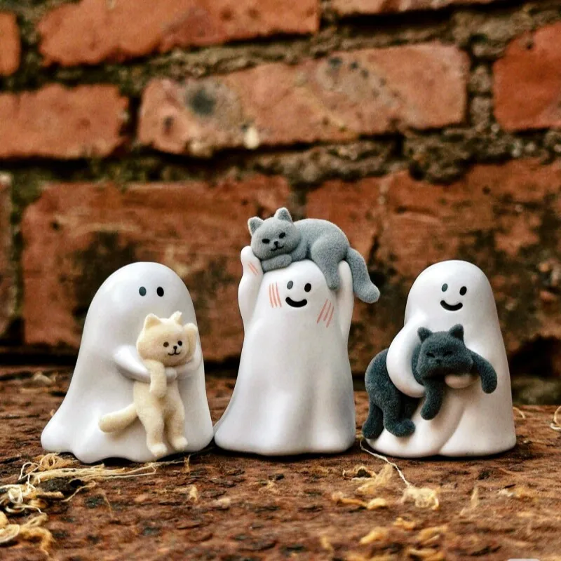 52toys Ghody Behold My Cat Serie Blind Box Niedliche Mystery Box Spielzeuge Sammelbare Nachtleuchtende PVC-Statue Überraschungstüte Schreibtisch-Deko Geschenke