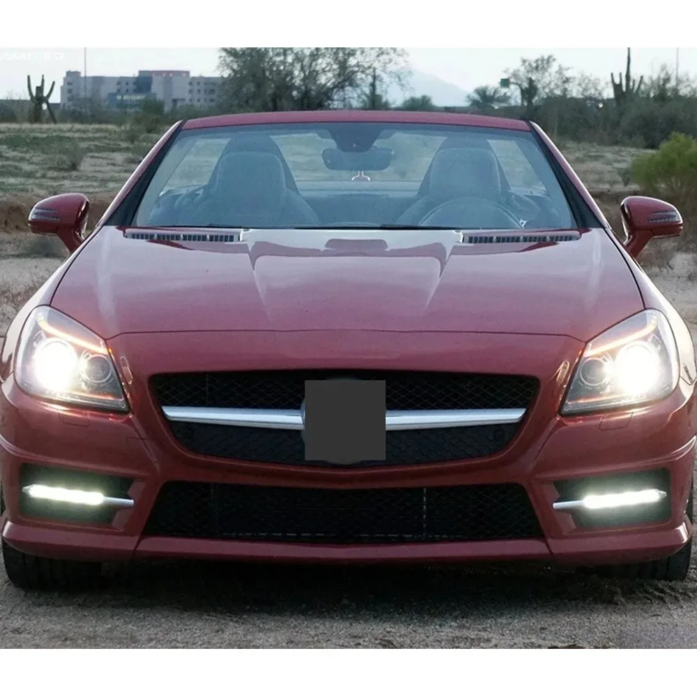 

Diamond GT Style Front Grille For Mercedes SLK R172 2011-2015 AMG Look Middle Bumper Mesh Grill Replacement for SLK200 SLK250