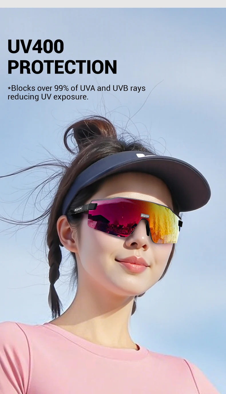 SCVCN Photochrome Radfahren Gläser UV400 Outdoor Sport Sonnenbrille Männer MTB Radfahren Brille Frauen Rennrad Brillen – Detail 4