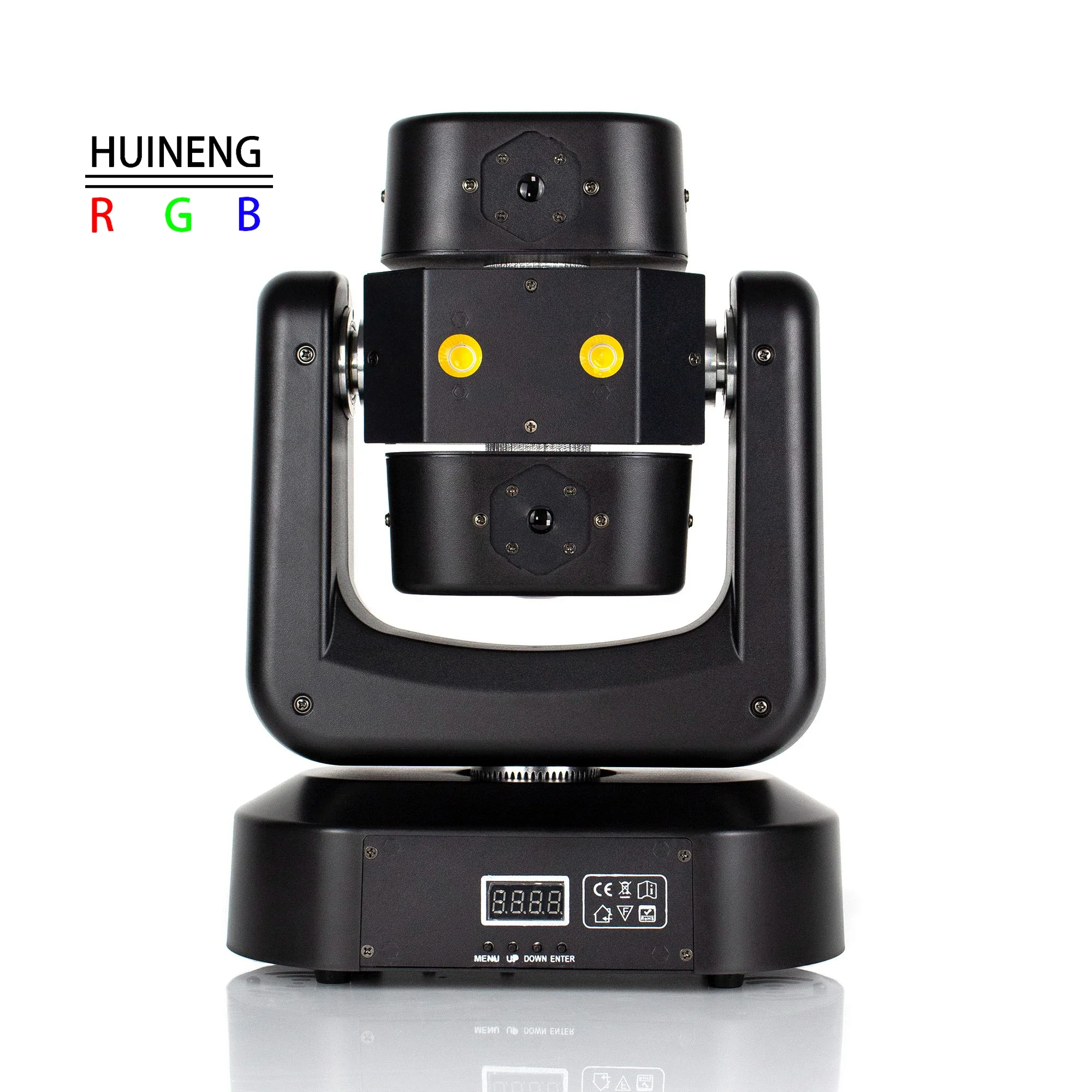 HUINENG 150W Arm Wind Fire Wheel  Moving Head Laser LED Warm White Rotating Auto DMX512 For DJ Nightclub Stage Show Party