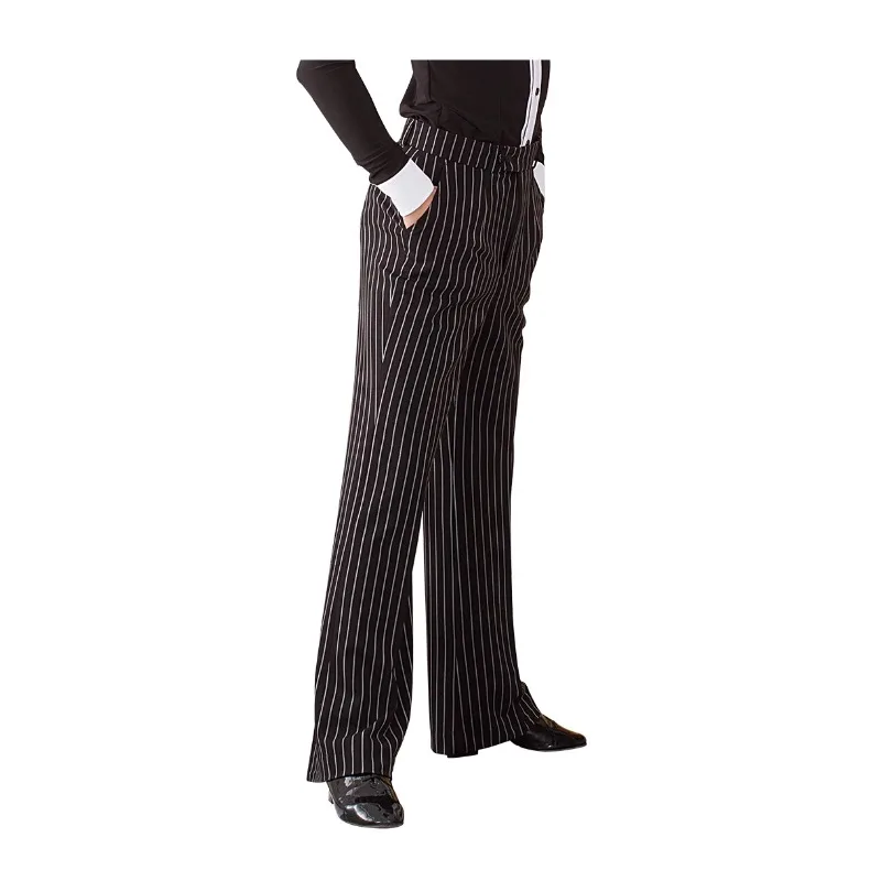 ที่กําหนดเองกางเกงเต้นรําละตินผู้ชายโมเดิร์นเต้นรํามาตรฐานแห่งชาติการแข่งขันสังคมกางเกงขากว้าง