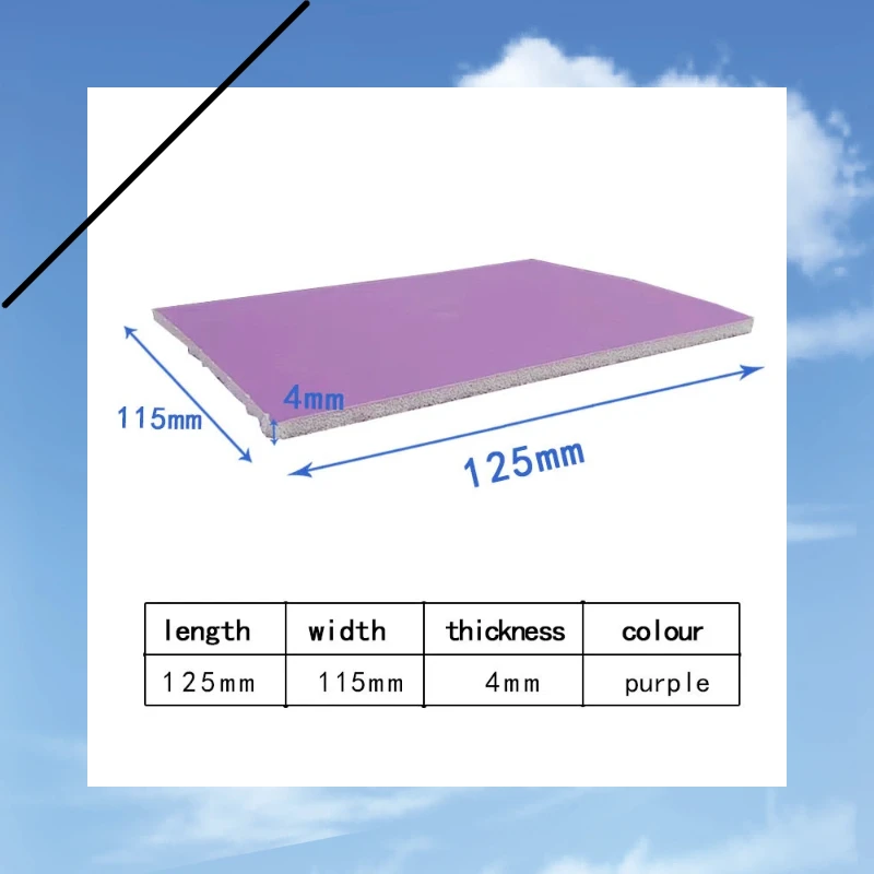 115*125mm Purple Hand Tear Sponge Sandpaper Roll, Car Paint Polishing Abrasive Paper for Plastic Parts Hardware Surface Beauty G
