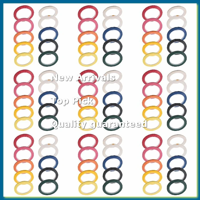 6Pack X(Autoclave Tape 10 Rolls 0.24 Inch Width 216.5 Inch Length Instruments Identification Tape 10 Colors