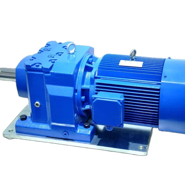 R series helical gear reducer with high precision and low noise