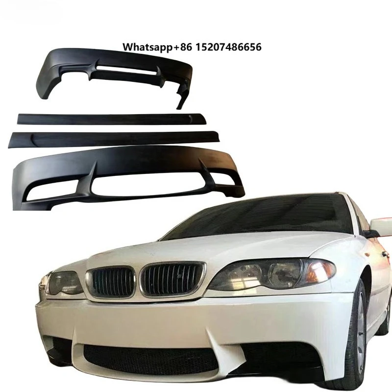 For 3 Series E46 Modified PD Front Bumper Rear Bumper Body Kit