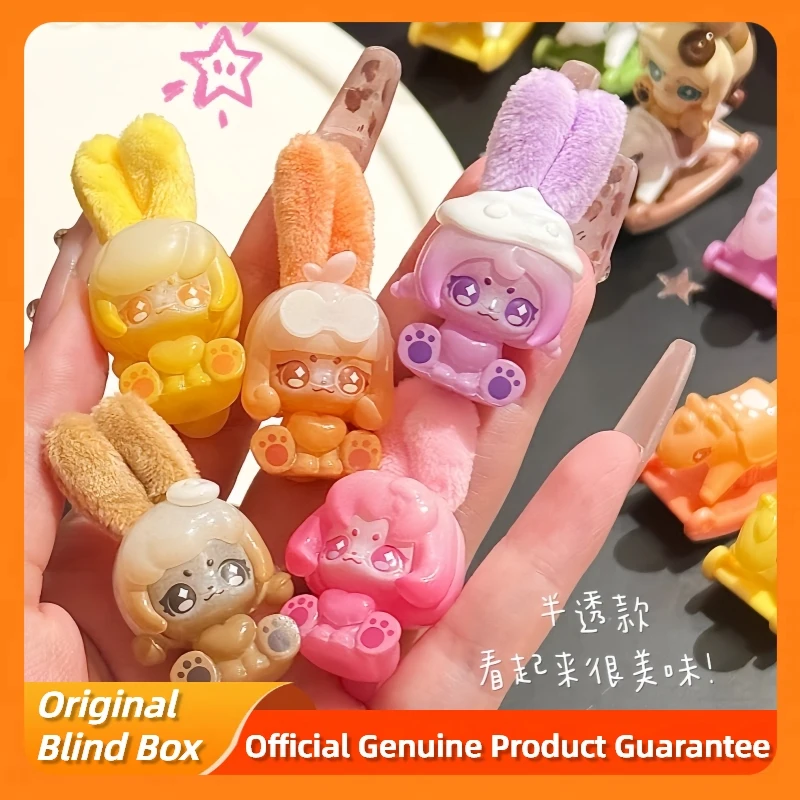 

Натуральная чашка кролика Teeny Weeny Fruity серии мини-фигурка слепая коробка Kawai настольная коллекция модель игрушки подарок на день рождения для девочки