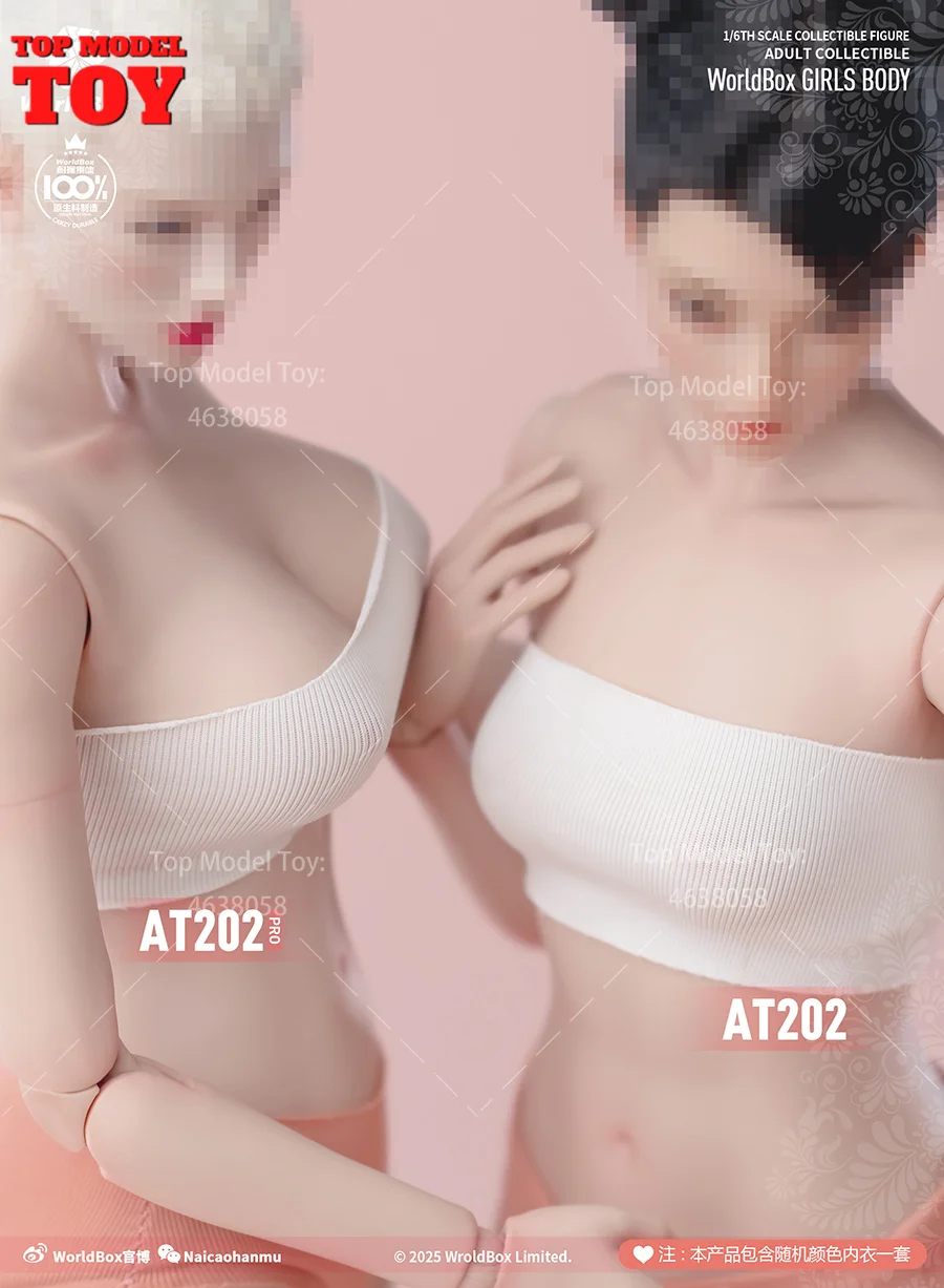 Worldbox AT202pro 1/6 مقياس الفتيات مرنة الجسم المشترك E كوب الدهون الساق 12 ''أنثى الجندي سوبر مرنة عمل الشكل الجسم دمية