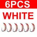 6PCS White