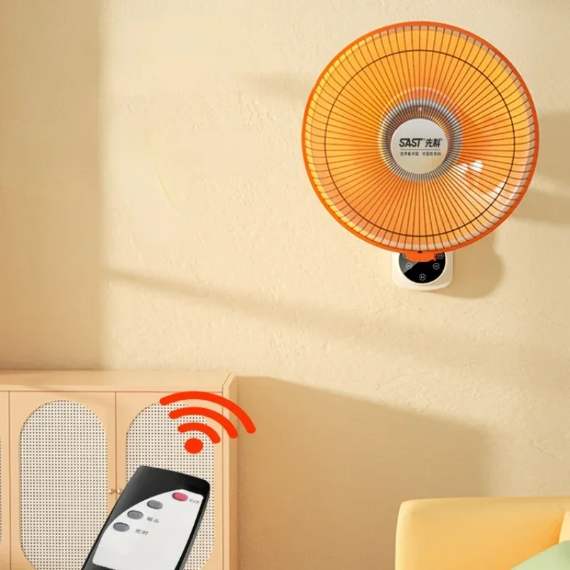 Wall-mounted Remote Control Electric Solar Heaters for Room Quick Heat Electric Warmer Carbon Fiber Heating Bathroom Heaters