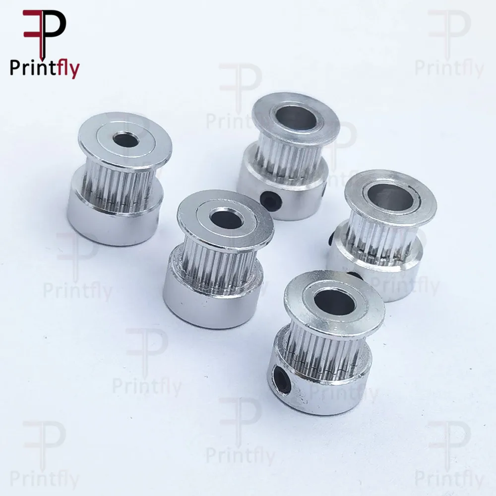 Printfly 2GT 16 dientes 2GT polea de distribución diámetro 4/5/6mm para GT2 correa síncrona abierta ancho 6mm/10mm pequeño contrabajo 16 dientes 16T