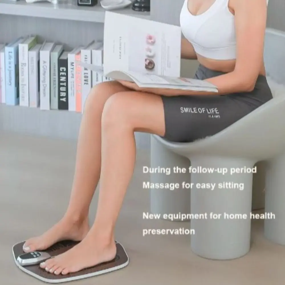 

Electric EMS Foot Massager Pad Foldable 8-Mode Foot Circulation Massager Relaxation Tool Fatigue Release