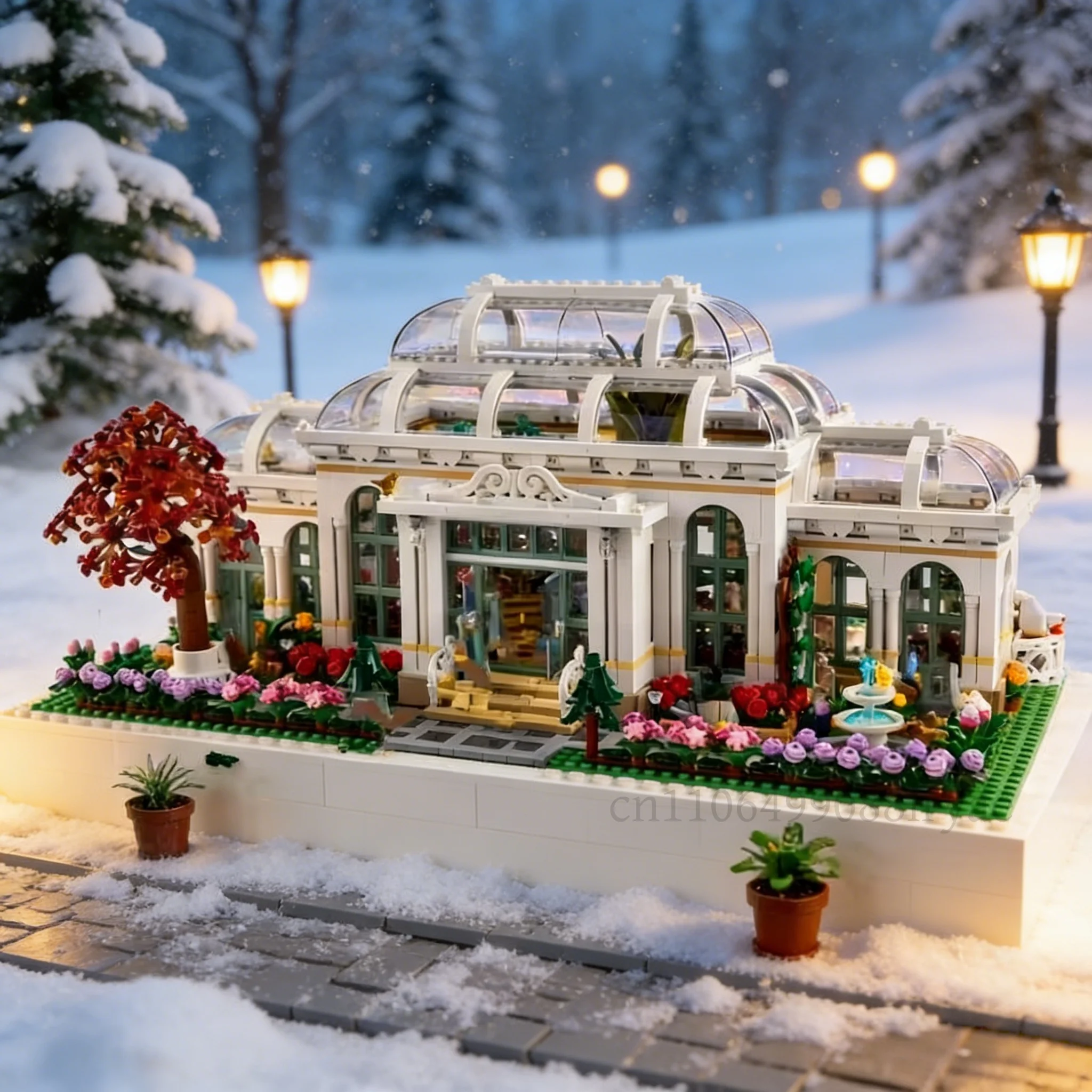 

3792PCS MOC Botanical Garden Model Building Blocks Assembling bricks Creative children's DIY toys Christmas Birthday Gifts