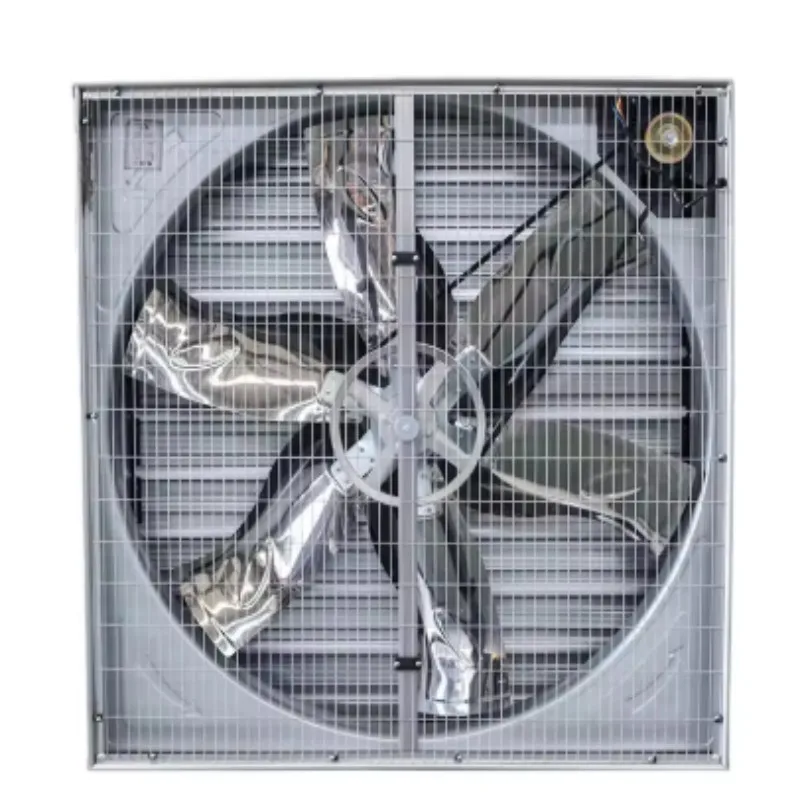 Industrieller, an der Wand montierter Edelstahl-Abluftventilator mit Kugellager und Unterdruck, Axialfluss, elektrischer OEM-Schwerhammer