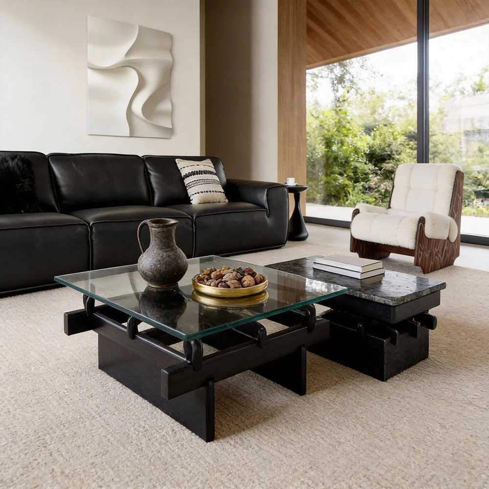 #Good Price Of Good Quality Living Room Furniture Sofa Set 3 Seater Black Modern Minimalist Sofa Leather