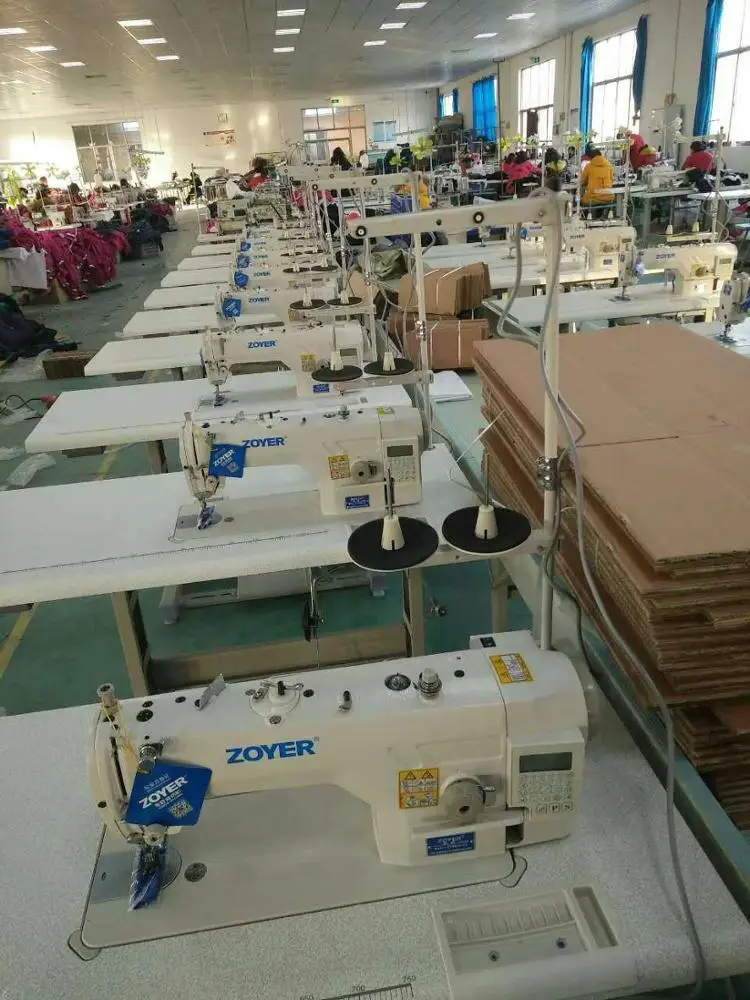 ZY9000-D4 Zoyer Computer Lockstitch Tailor Sewing Machine Single Needle Direct Drive Motor Auto Trimmer Home Use High-Speed