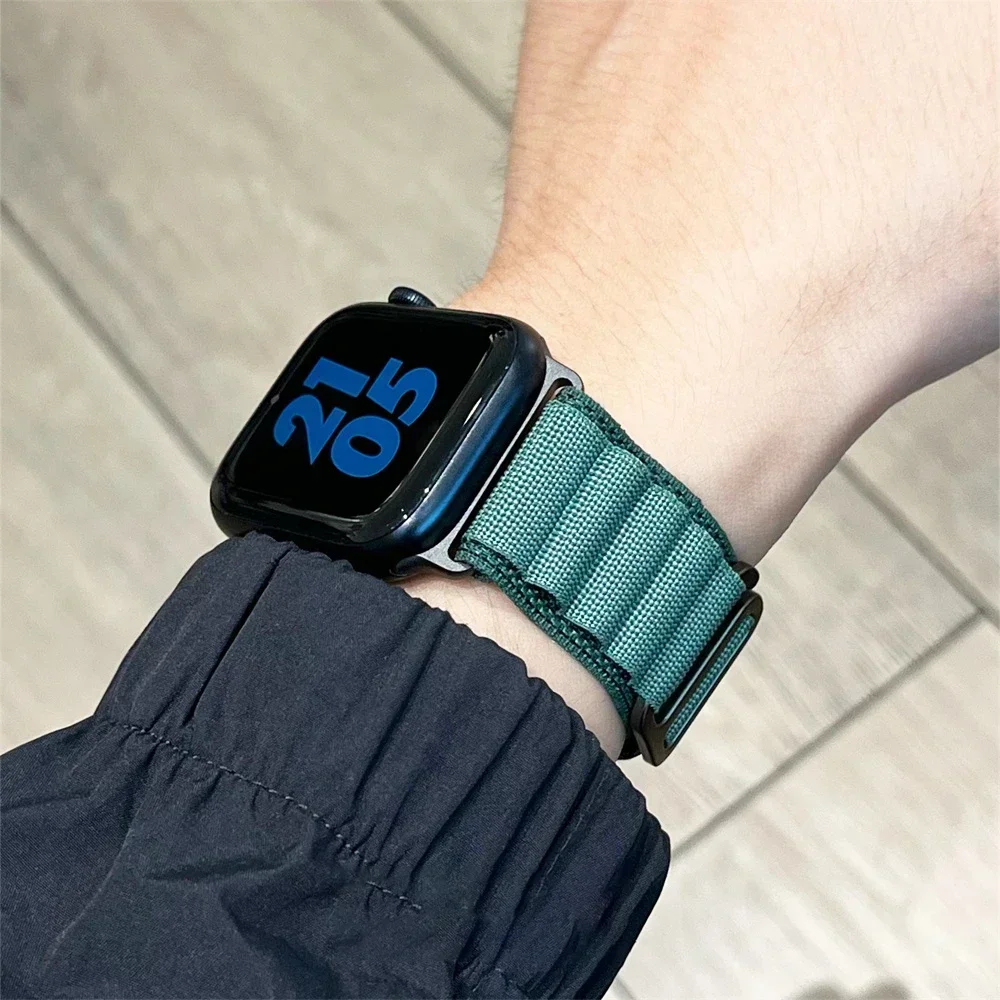 جبال الألب حلقة لساعة أبل Ultra2 3 الفرقة 49 مللي متر 46 مللي متر 42 مللي متر 44 مللي متر 45 مللي متر 41 40 الرياضة سوار iwatch حزام سلسلة 11 10 9 8 7 6 SE 5 4